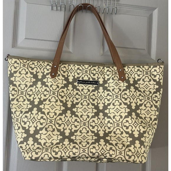 Petunia Pickle Bottom Multicolor X-Large Diaper Crossbody Tote‎ Bag-Flawed-READ - Picture 1 of 16